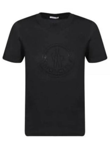 8C00034 829FB 999 Logo embroidery short sleeve t shirt 1120569 - MONCLER - BALAAN 1