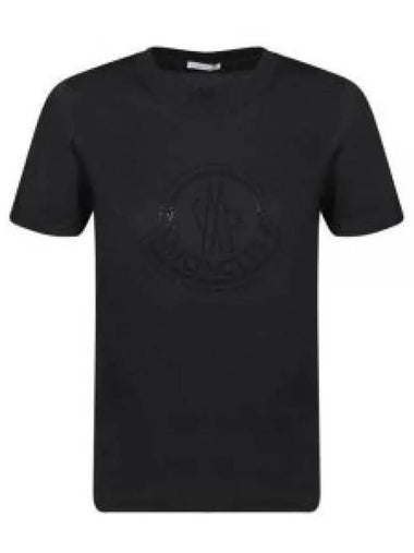 8C00034 829FB 999 Logo embroidery short sleeve t shirt 1120569 - MONCLER - BALAAN 1