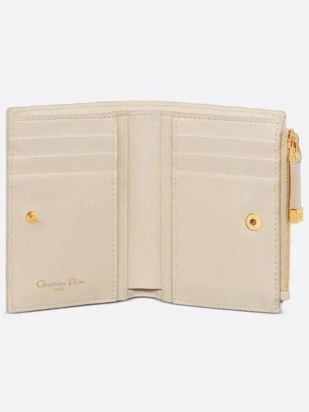 Caro Dahlia Half Wallet Ivory - DIOR - BALAAN 5