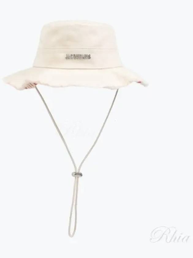 Artichaut Frayed Expedition Bucket Hat Off White - JACQUEMUS - BALAAN 2