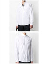 Men's Fox Head Classic Cotton Long Sleeve Shirt White - MAISON KITSUNE - BALAAN 5