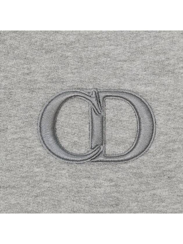 CD Icon Cotton Sweatshirt Grey - DIOR - BALAAN 4