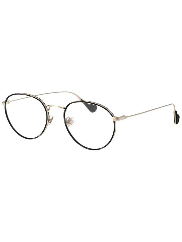 Eyewear Round Metal Eyeglasses Gold - MONCLER - BALAAN 3