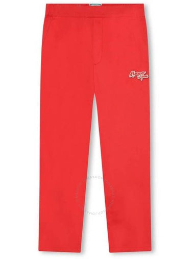 Kenzo Boys Logo Patch Cotton Sweatpants Size 6Y - KENZO - BALAAN 1