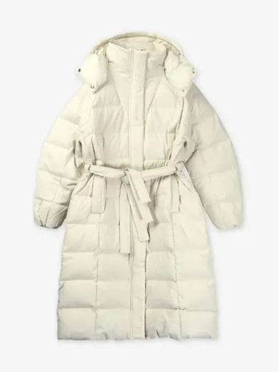 Quilted Puffer Coat White - GANNI - BALAAN 2