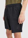 Men's Back Logo Marina Shorts Black - STONE ISLAND - BALAAN 6