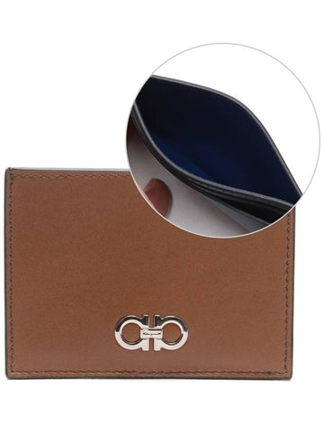 18FW Men's Double Gancini Card Wallet 66_A099_686675_18F - SALVATORE FERRAGAMO - BALAAN 1