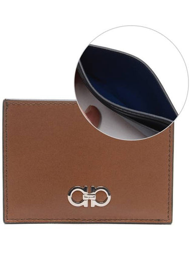 18FW Men's Double Gancini Card Wallet 66_A099_686675_18F - SALVATORE FERRAGAMO - BALAAN 1