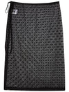 Lace layered wrap skirt black - THE GREEN LAB - BALAAN 1