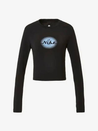 Women s Sportswear Knit Long Sleeve Crop OPP1 010 - NIKE - BALAAN 1