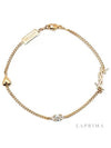 Opyum Heart Chain Bracelet Gold - SAINT LAURENT - BALAAN 5