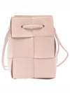 Intrecciato Cassette Small Bucket Bag Pink - BOTTEGA VENETA - BALAAN 1