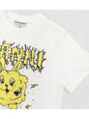 yellow rabbit graphic short sleeve t-shirt - GANNI - BALAAN 8