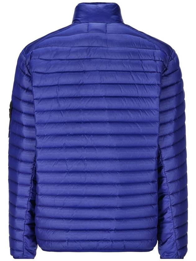 Men's Wappen Patch Padded Jacket Blue - STONE ISLAND - BALAAN 3