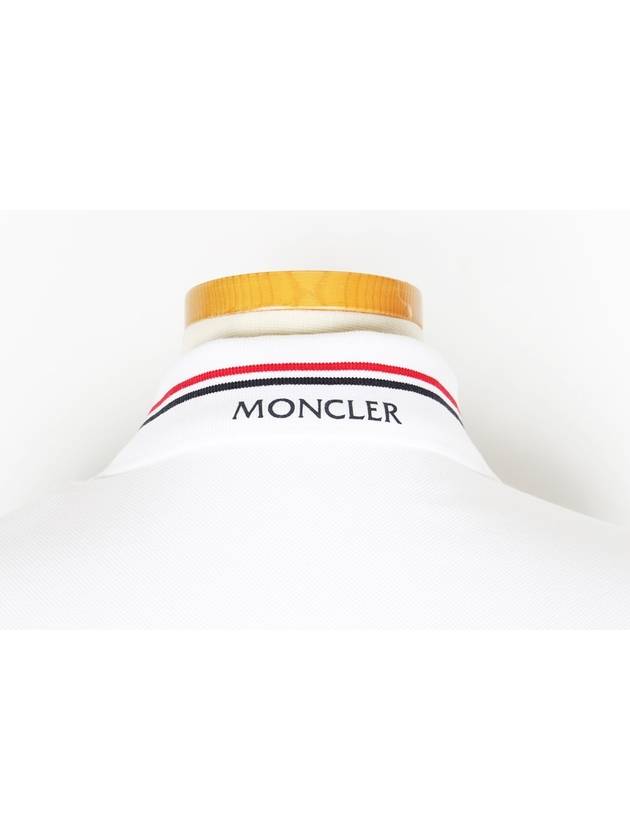 Back logo collar optical white XXL - MONCLER - BALAAN 7