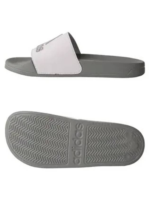 Adilette Shower Logo Slippers Dash Grey - ADIDAS - BALAAN 2