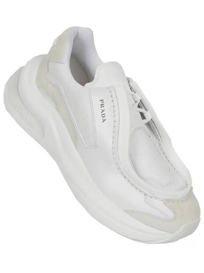 System Panel Low-Top Sneakers White - PRADA - BALAAN 2