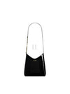 Rendez Vous Patent Leather Mini Hobo Shoulder Bag Black - SAINT LAURENT - BALAAN 2