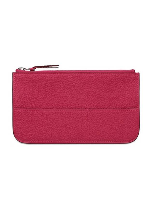 Rose Mexico Dogon duo long wallet U engraved - HERMES - BALAAN 4