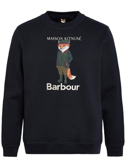 Logo Print Sweatshirt Black - BARBOUR - BALAAN 2