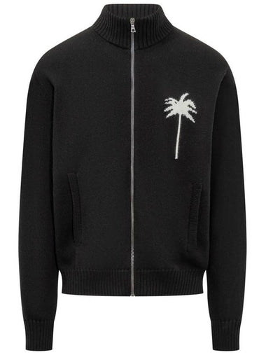 Palm Angels Palms Knit Track Top - PALM ANGELS - BALAAN 1