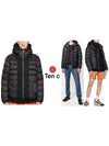 Reversible Hooded Padding Jacket Black - TEN C - BALAAN 8