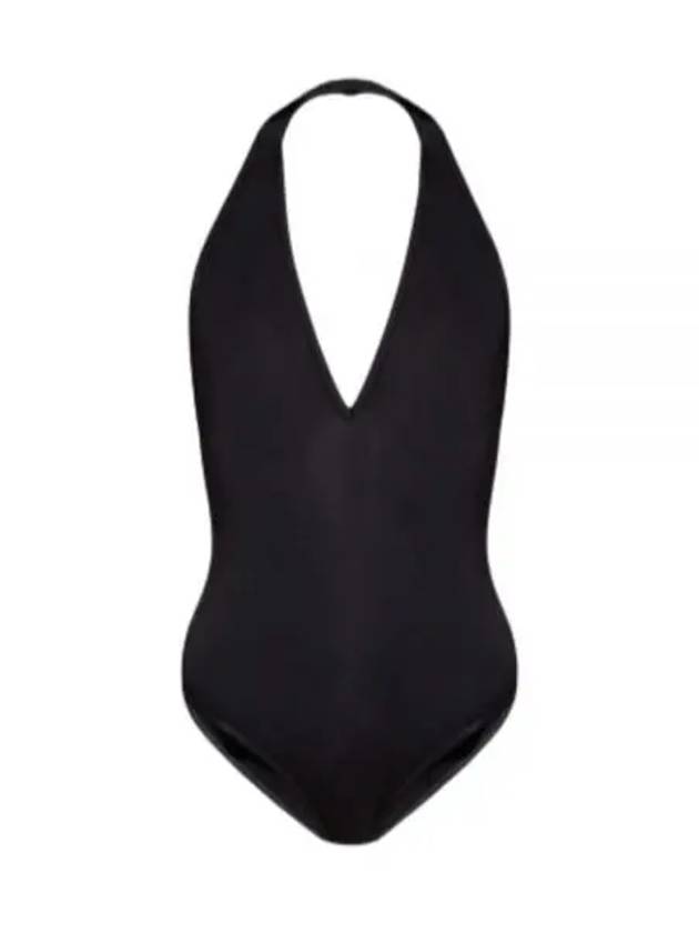 Swimwear V-Neck One-Piece Swimsuit Black - BOTTEGA VENETA - BALAAN 2