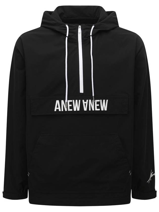 Official ANEW UNI HOODIE ANORAK BK - ANEWGOLF - BALAAN 1