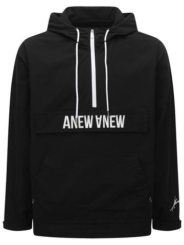 Official ANEW UNI HOODIE ANORAK BK - ANEWGOLF - BALAAN 1