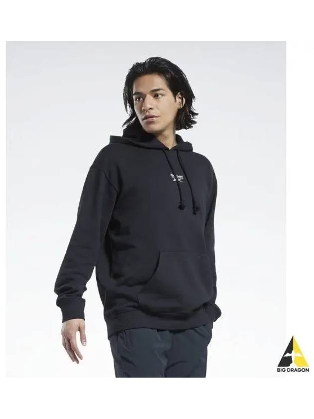 Classic Small Vector Hoodie Black HI4611 - REEBOK - BALAAN 1