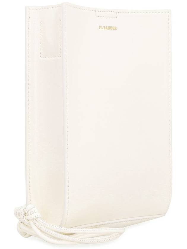 Tangle Smooth Leather Small Cross Bag White - JIL SANDER - BALAAN 4