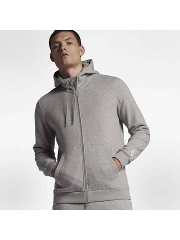 01914430063WrapMade in ItalyHooded Zip Up JacketGray - NIKE - BALAAN 1