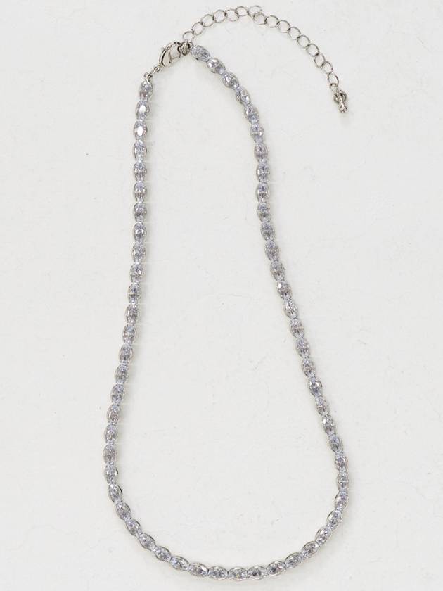 Shine Round Jewel Necklace Silver - SORRY TOO MUCH LOVE - BALAAN 3