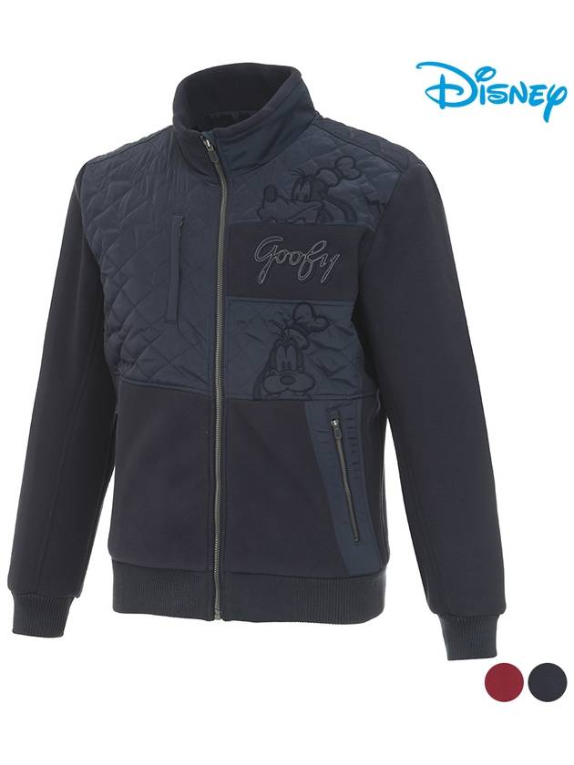 Men s Goofy Quilted Fleece Jumper DL4MJP032 - DISNEY GOLF - BALAAN 1