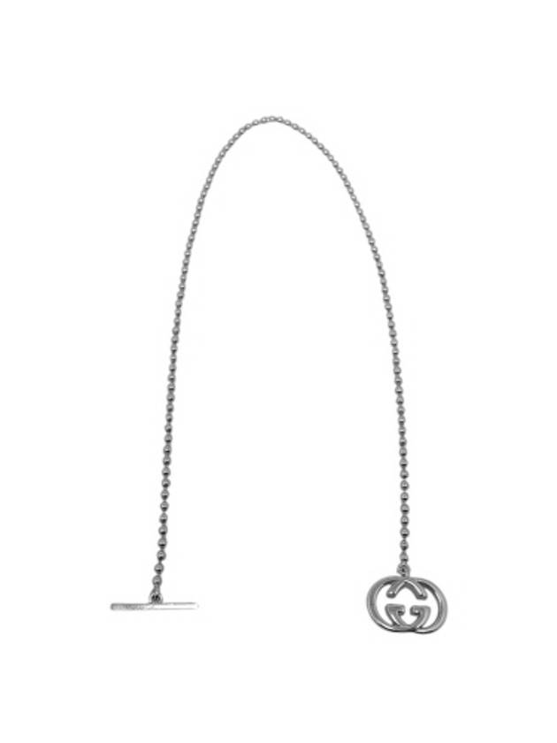 216435 GG logo 925 silver necklace - GUCCI - BALAAN 6