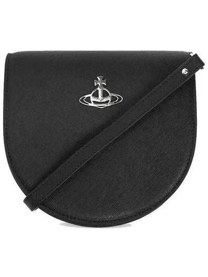 Saffiano Saddle Cross Bag Black - VIVIENNE WESTWOOD - BALAAN 2