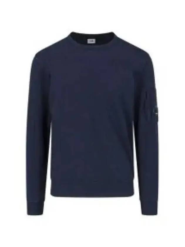 Light Fleece Sweatshirt Navy - CP COMPANY - BALAAN 2