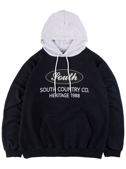 Men's Heritage Logo Hoodie Navy - APEX DESIGN - BALAAN 2