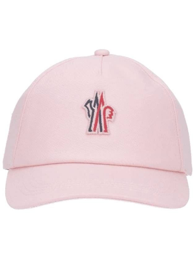 Gabardine ball cap light pink - MONCLER - BALAAN 1