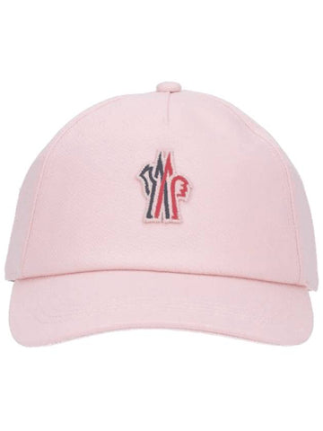 Gabardine ball cap light pink - MONCLER - BALAAN 1