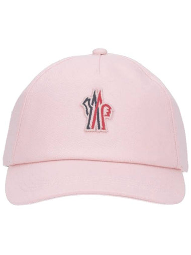 Gabardine ball cap light pink - MONCLER - BALAAN 1