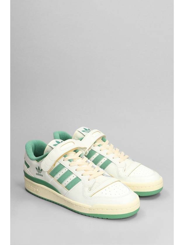 Adidas Forum 84 Low Top Sneakers Green Ivory - ADIDAS - BALAAN 3