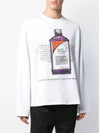 Bottle Syrup Long Sleeve T Shirt White - IH NOM UH NIT - BALAAN 4