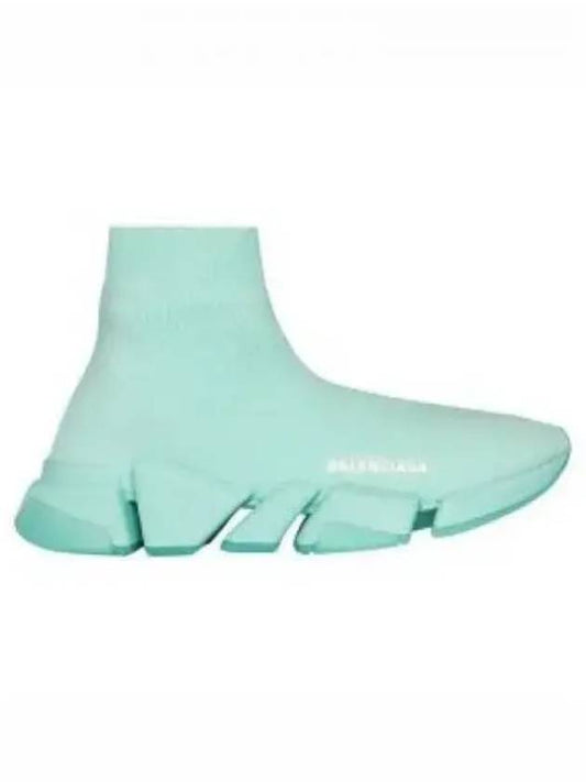 Speed 2.0 High Top Sneakers Mint - BALENCIAGA - BALAAN 2