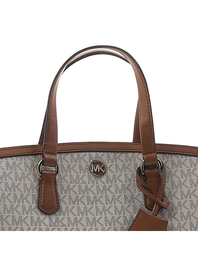 Chantal Medium Logo Satchel Shoulder Bag Vanilla - MICHAEL KORS - BALAAN 9