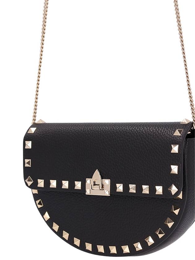 MINI ROCKSTUD SHOULDER BAG IN GARNET CALFSKIN - VALENTINO - BALAAN 3