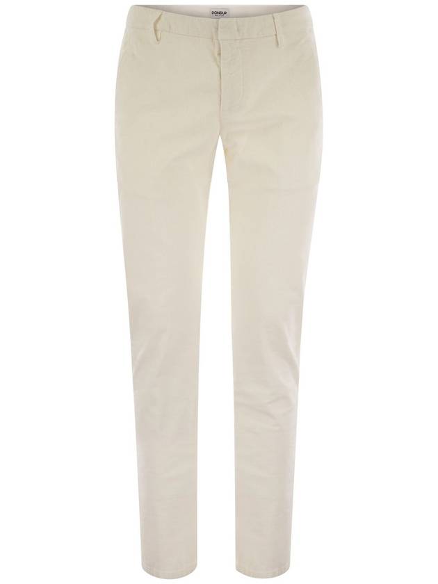 SPIRITISSIMO - Regular chino trousers in light gabardine - DONDUP - BALAAN 1