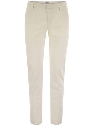 SPIRITISSIMO - Regular chino trousers in light gabardine - DONDUP - BALAAN 1