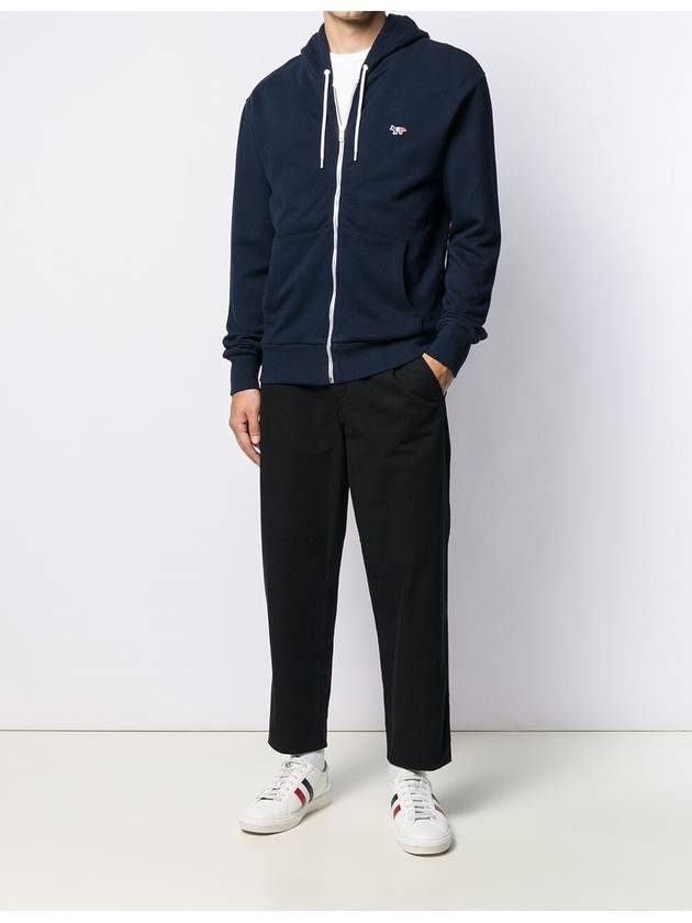 Tricolor Fox Logo Hooded Zip-Up AM00304KM0001 - MAISON KITSUNE - BALAAN 2