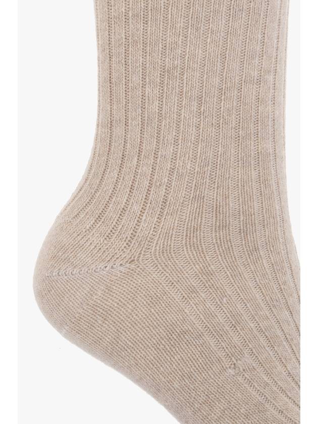 Hanro Ribbed Socks, Women's, Cream - HANRO - BALAAN 3